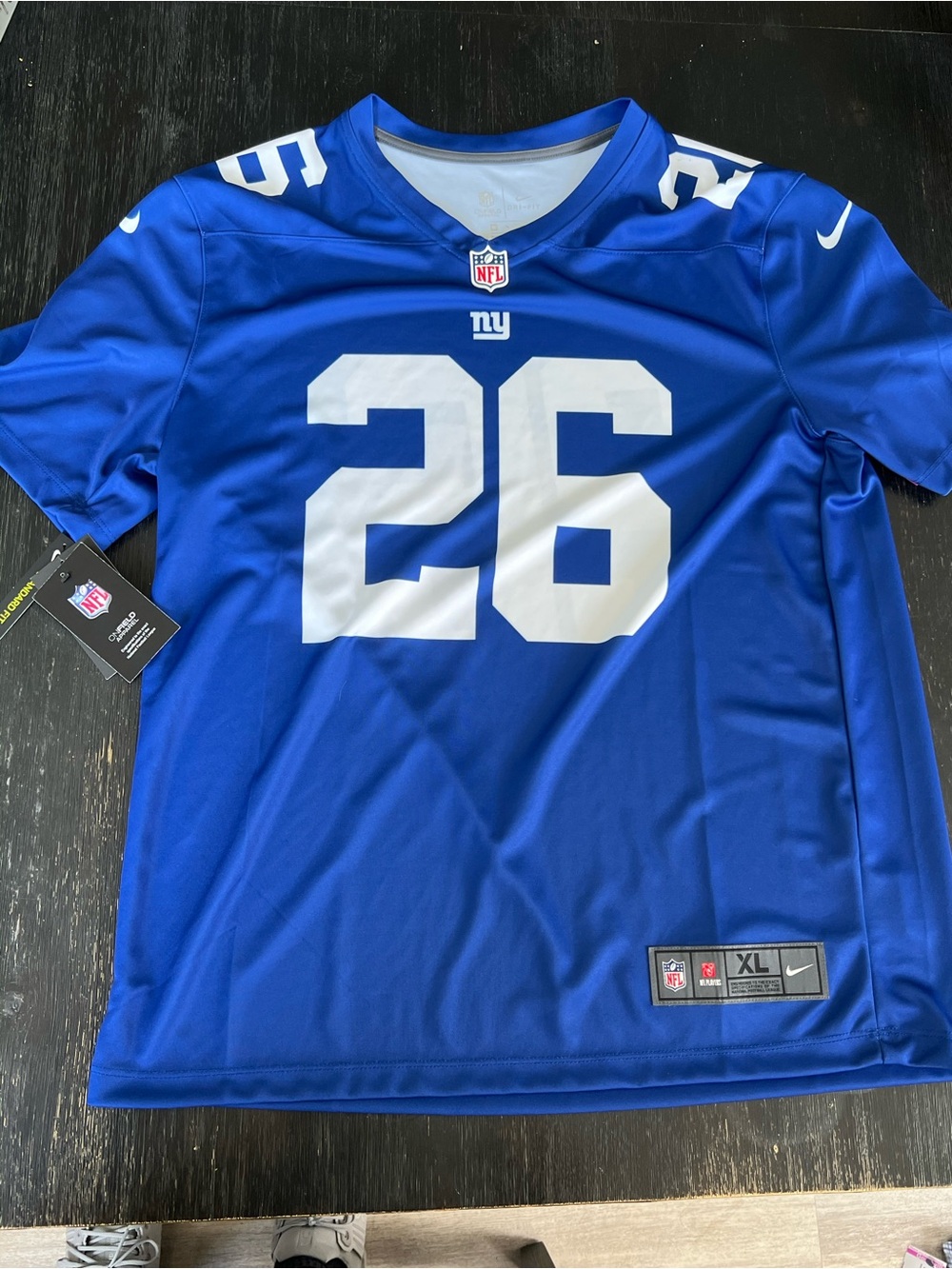 : NWT Nike NFL Saquon Barkley Giants Jersey XL #26